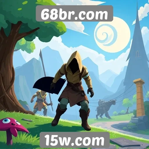 Análise da biblioteca de jogos do 68br com variedade de gêneros