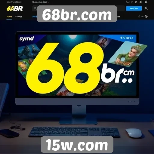Experiência do usuário no site 68br.com